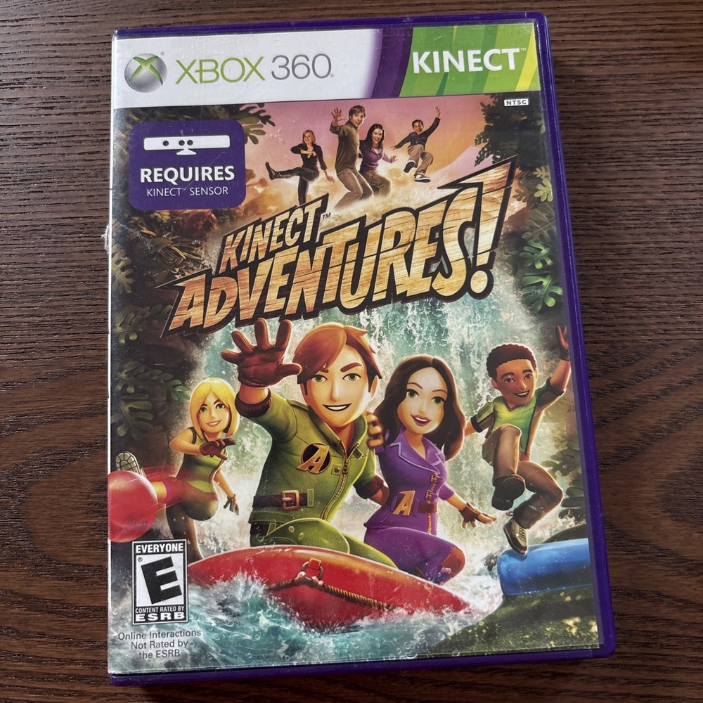 Microsoft Xbox 360 Kinect Adventures Game (Used , Works Great) Complete